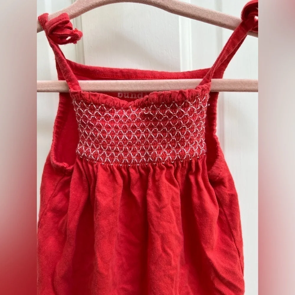 The Children’s Place 3-6M Red Spaghetti Strap Girls Romper